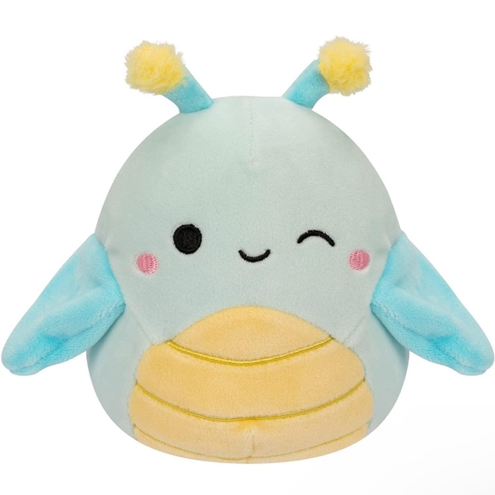 MWT Squishmallow Giles the Grasshopper - 5" - Blue Plush Toy